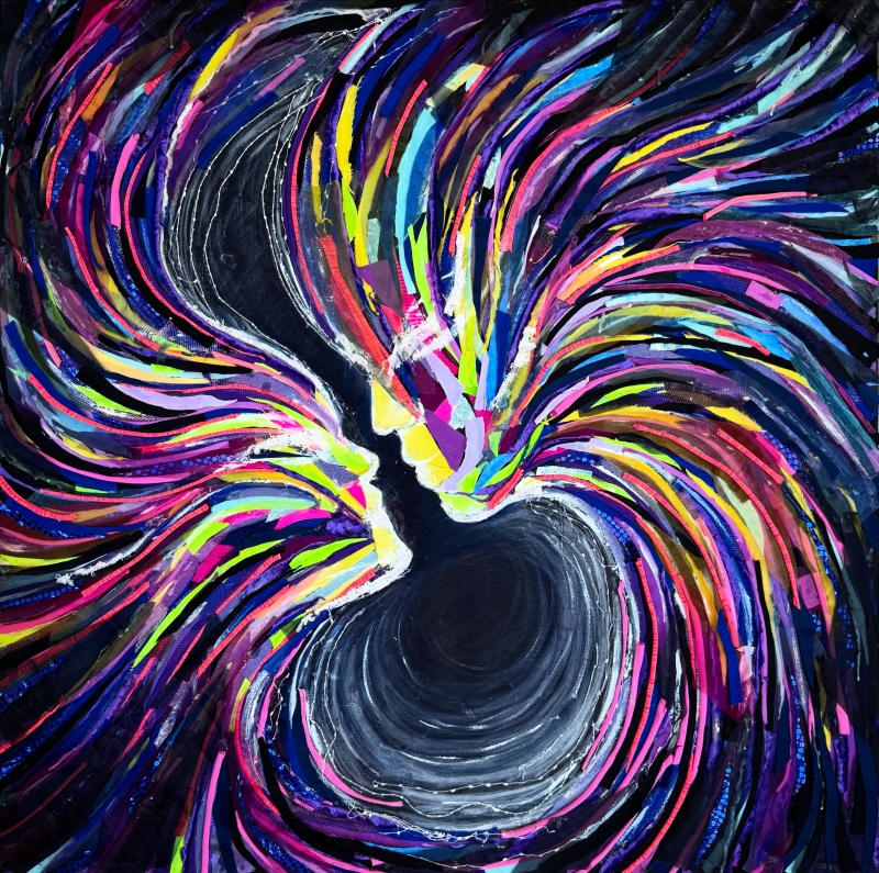 Unity through music by artist Anastasia Shimanskaya